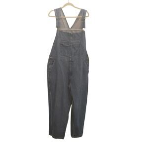 Brazos Mens Overalls Bibs Denim XL/32